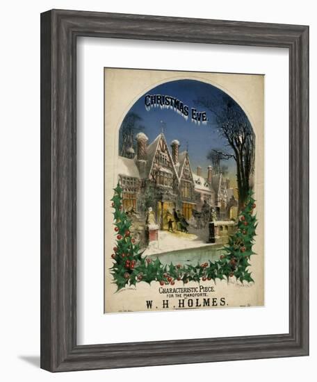 Christmas Eve Visiting-Alfred Concanen-Framed Art Print