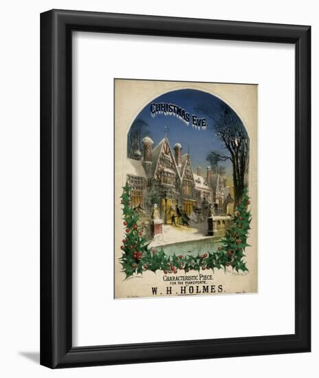 Christmas Eve Visiting-Alfred Concanen-Framed Art Print