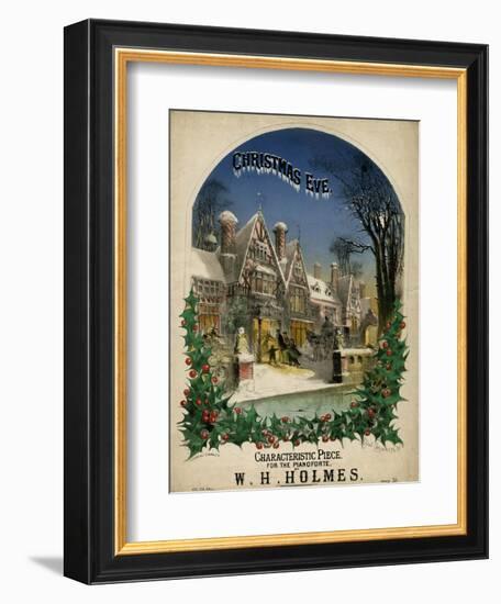 Christmas Eve Visiting-Alfred Concanen-Framed Art Print