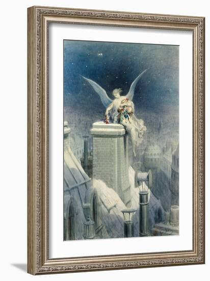 Christmas Eve-Gustave Doré-Framed Giclee Print