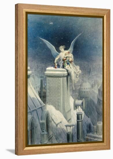 Christmas Eve-Gustave Doré-Framed Premier Image Canvas