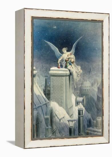 Christmas Eve-Gustave Doré-Framed Premier Image Canvas