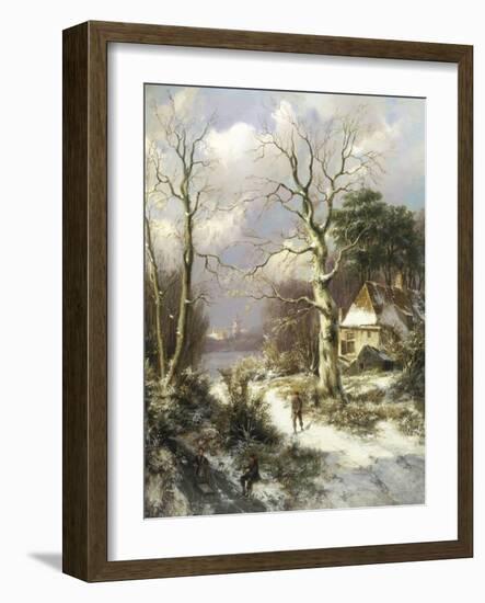 Christmas Eve-Hendrik Barend Koekkoek-Framed Giclee Print