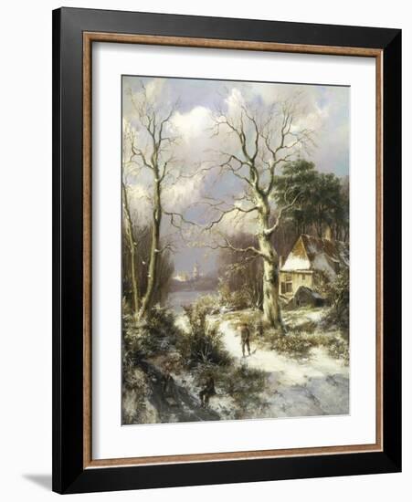 Christmas Eve-Hendrik Barend Koekkoek-Framed Giclee Print