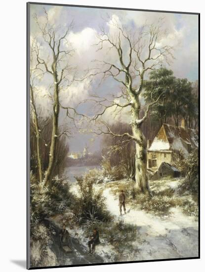 Christmas Eve-Hendrik Barend Koekkoek-Mounted Giclee Print