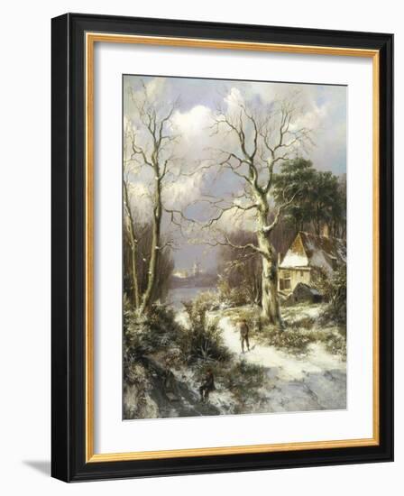 Christmas Eve-Hendrik Barend Koekkoek-Framed Giclee Print