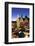 Christmas fair at Roemer, Roemerberg square, Frankfurt, Hesse, Germany, Europe-Markus Lange-Framed Photographic Print