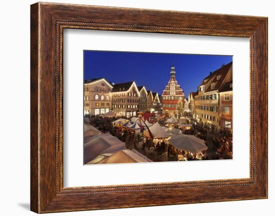 Christmas Fair at the Marketplace in Front of the Old Town Hall-Markus Lange-Framed Photographic Print