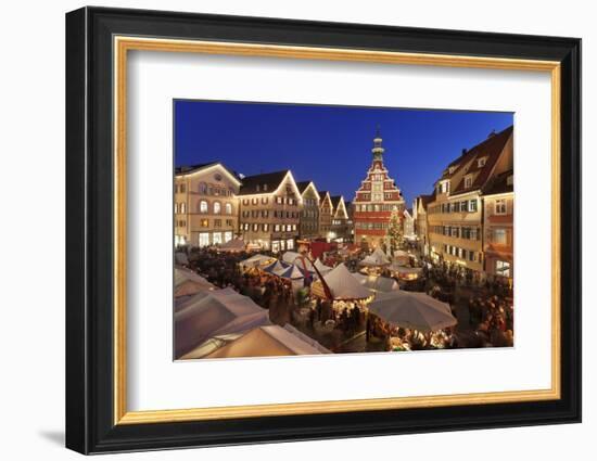 Christmas Fair at the Marketplace in Front of the Old Town Hall-Markus Lange-Framed Photographic Print