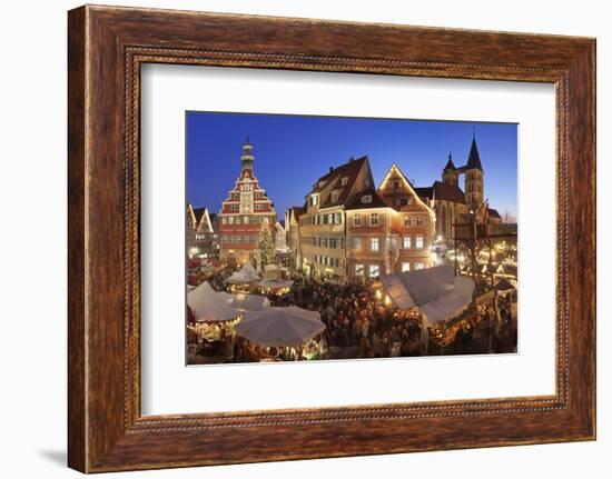 Christmas Fair at the Marketplace-Markus Lange-Framed Photographic Print