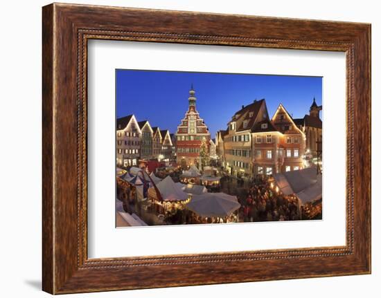 Christmas Fair at the Marketplace-Markus Lange-Framed Photographic Print