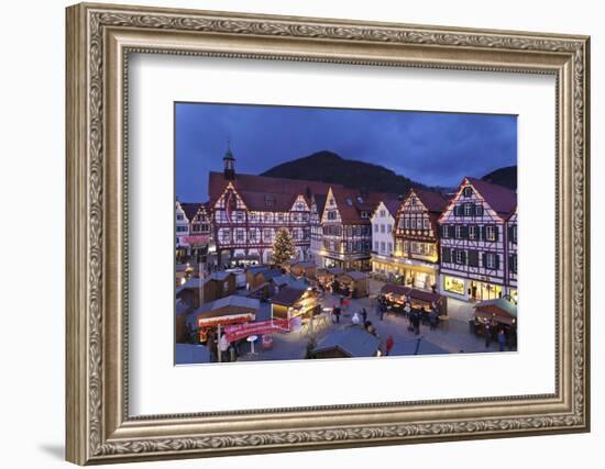 Christmas Fair, Bad Urach, Swabian Alb, Baden Wurttemberg, Germany, Europe-Markus Lange-Framed Photographic Print