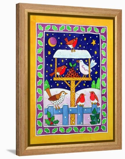 Christmas Feast for the Birds-Cathy Baxter-Framed Premier Image Canvas