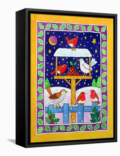 Christmas Feast for the Birds-Cathy Baxter-Framed Premier Image Canvas