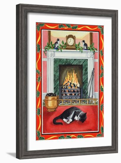 Christmas Fire-Lavinia Hamer-Framed Giclee Print