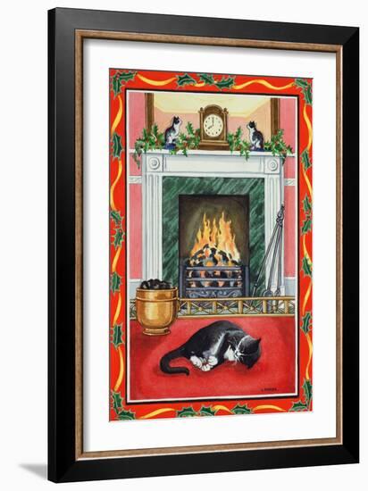 Christmas Fire-Lavinia Hamer-Framed Giclee Print