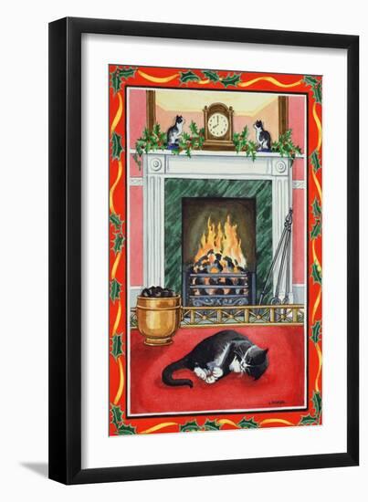 Christmas Fire-Lavinia Hamer-Framed Giclee Print