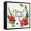 Christmas Flora Wreath II-Grace Popp-Framed Stretched Canvas