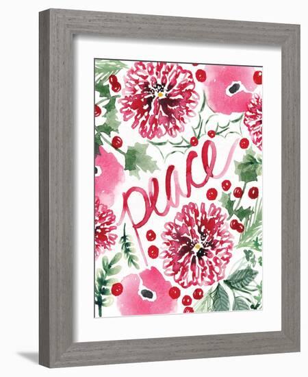 Christmas Floral I-Sara Berrenson-Framed Art Print