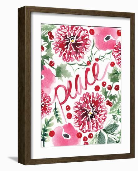 Christmas Floral I-Sara Berrenson-Framed Art Print