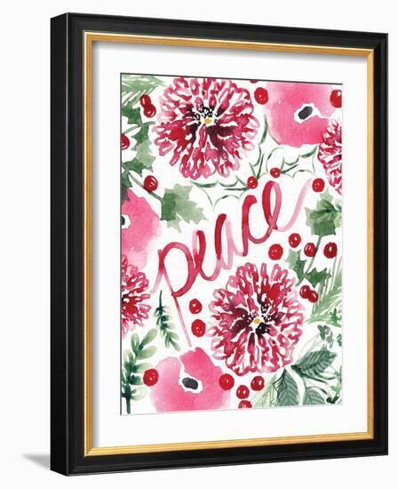 Christmas Floral I-Sara Berrenson-Framed Art Print