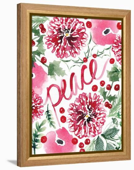 Christmas Floral I-Sara Berrenson-Framed Stretched Canvas