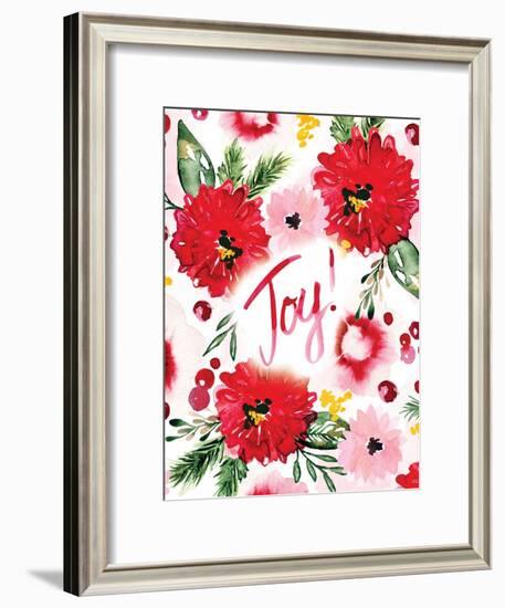 Christmas Floral II-Sara Berrenson-Framed Art Print