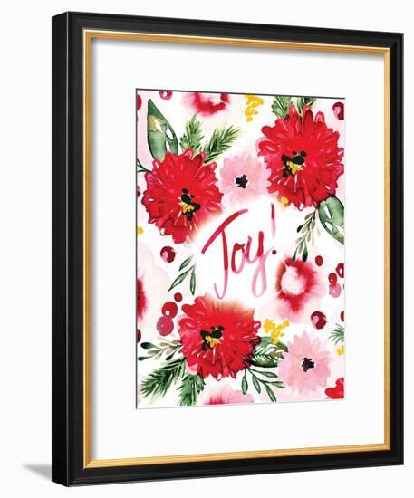 Christmas Floral II-Sara Berrenson-Framed Art Print