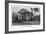 Christmas, Florida - Post Office Building-Lantern Press-Framed Art Print