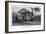 Christmas, Florida - Post Office Building-Lantern Press-Framed Art Print