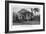 Christmas, Florida - Post Office Building-Lantern Press-Framed Art Print