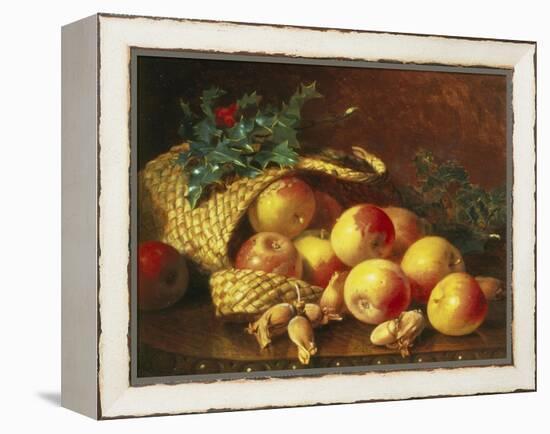 Christmas Fruit and Nuts-Eloise Harriet Stannard-Framed Premier Image Canvas