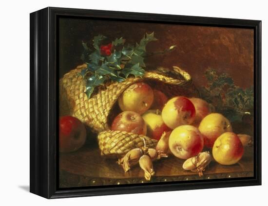 Christmas Fruit and Nuts-Eloise Harriet Stannard-Framed Premier Image Canvas