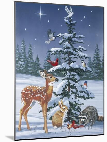 Christmas Gathering-William Vanderdasson-Mounted Premium Giclee Print