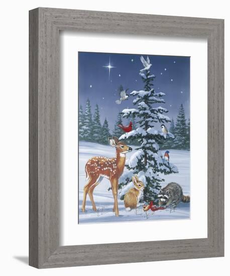 Christmas Gathering-William Vanderdasson-Framed Giclee Print