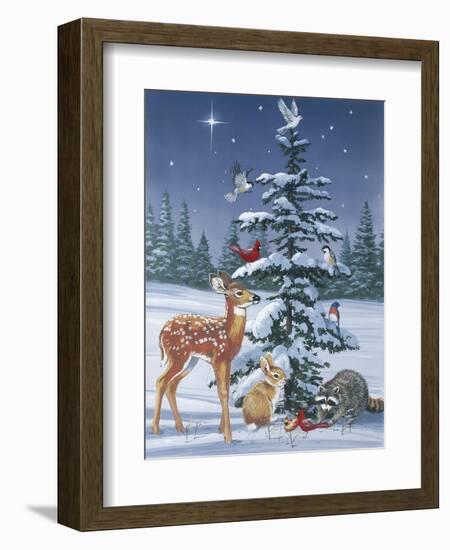 Christmas Gathering-William Vanderdasson-Framed Giclee Print