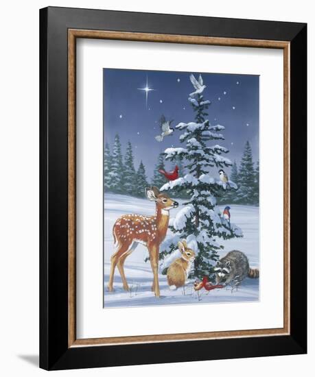 Christmas Gathering-William Vanderdasson-Framed Giclee Print