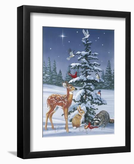 Christmas Gathering-William Vanderdasson-Framed Giclee Print