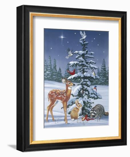 Christmas Gathering-William Vanderdasson-Framed Giclee Print