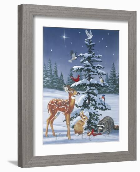 Christmas Gathering-William Vanderdasson-Framed Giclee Print