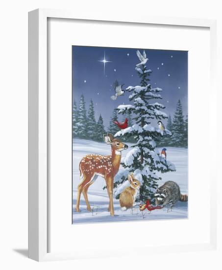 Christmas Gathering-William Vanderdasson-Framed Giclee Print