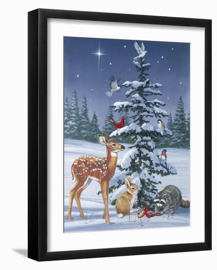 Christmas Gathering-William Vanderdasson-Framed Giclee Print