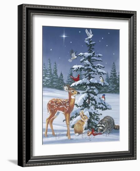 Christmas Gathering-William Vanderdasson-Framed Giclee Print