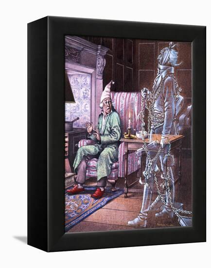 Christmas Ghost-Pat Nicolle-Framed Premier Image Canvas