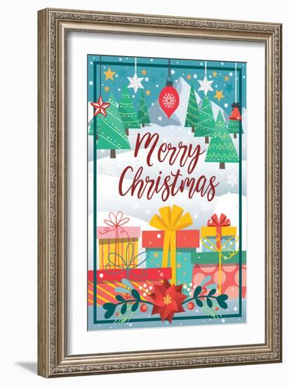 Christmas Gifts 2-Melody Hogan-Framed Art Print