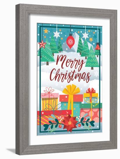 Christmas Gifts 2-Melody Hogan-Framed Art Print