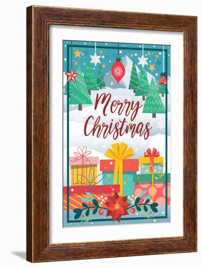 Christmas Gifts 2-Melody Hogan-Framed Art Print