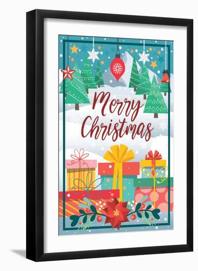 Christmas Gifts 2-Melody Hogan-Framed Art Print