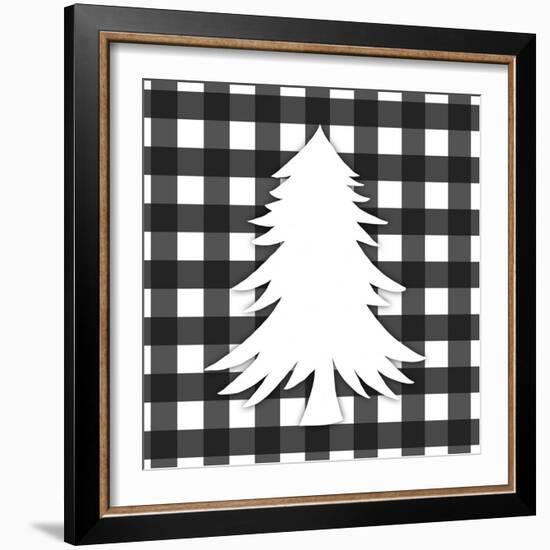 Christmas Gingham I-Anna Quach-Framed Art Print