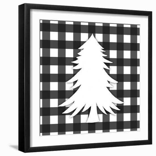 Christmas Gingham I-Anna Quach-Framed Art Print